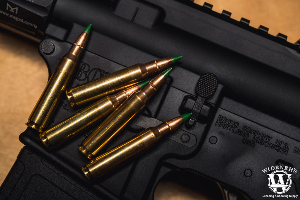 Showing 5.56 and .223 bullet rounds