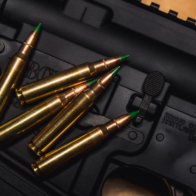 Showing 5.56 and .223 bullet rounds