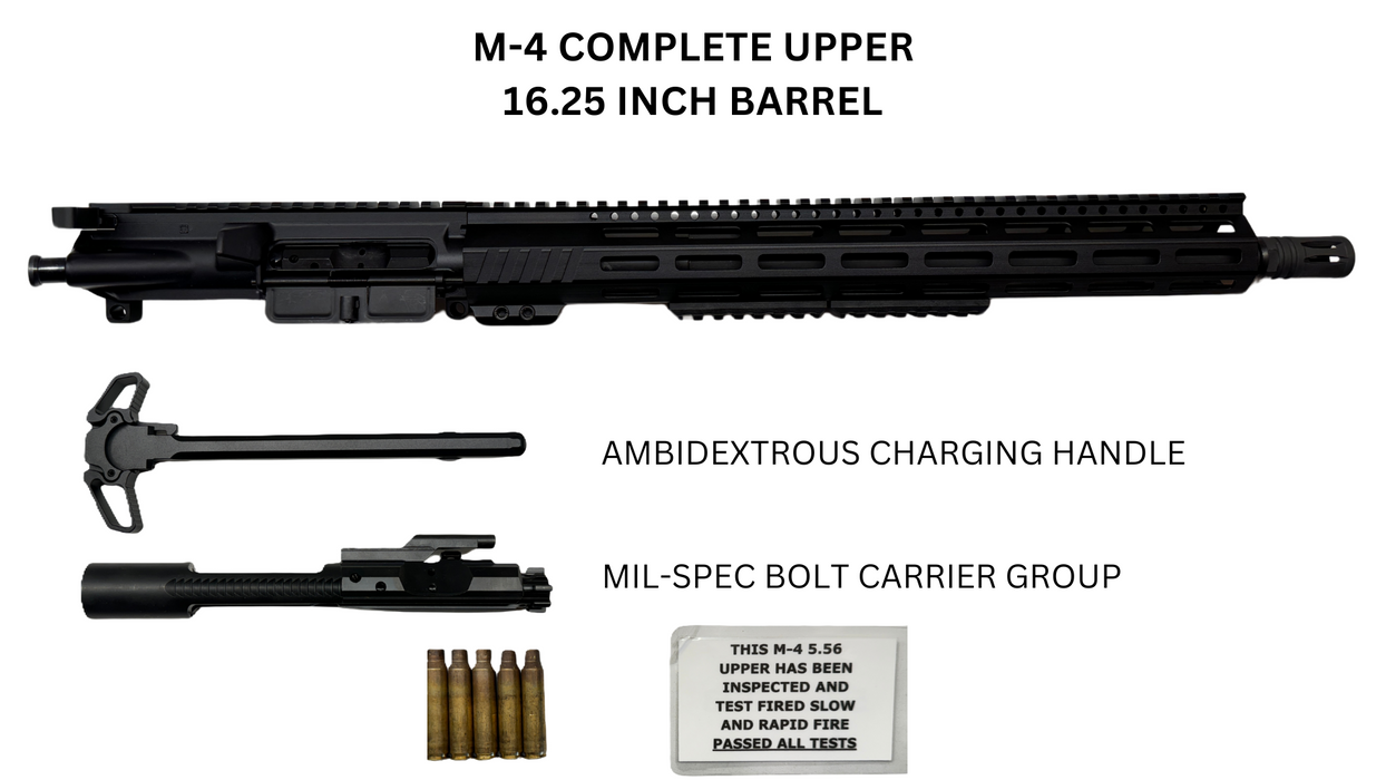 M-4 Complete Upper | 16.25 INCH Wylde Barrel