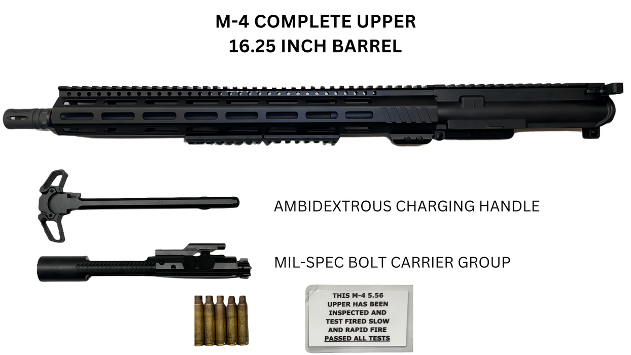 M-4 Complete Upper | 16.25 INCH Wylde Barrel