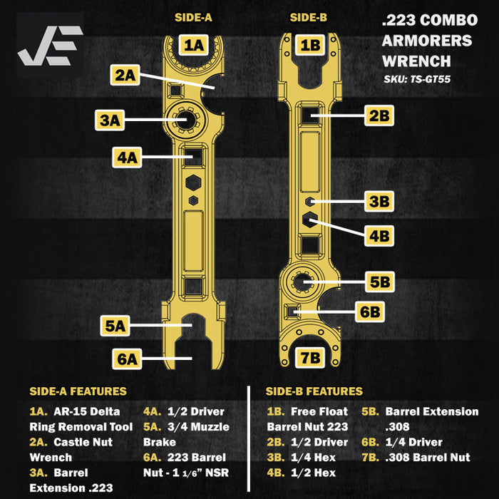 MSC Armorers Multi Tool Set Combo Wrench